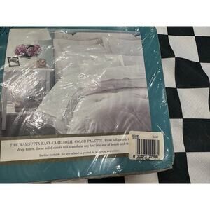 Wamsutta twin sheet set 220 thread count combed cotton bedding light green